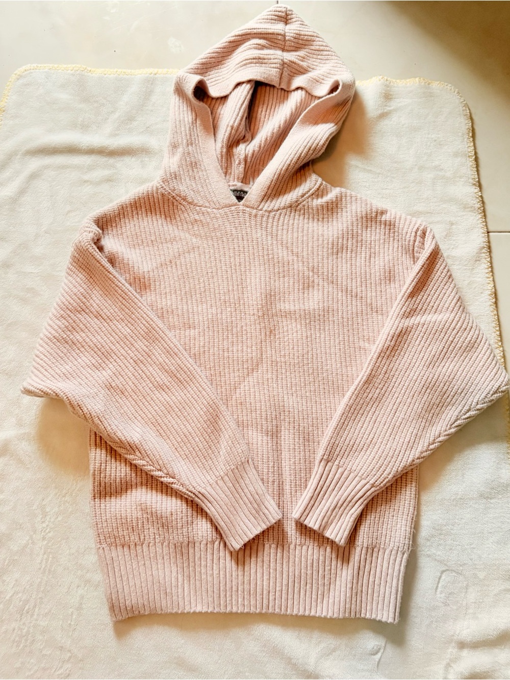 Wild Fable Women's Oversized Ribbed Hooded Pullover Sweater